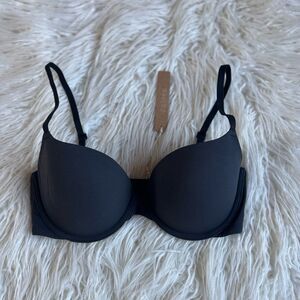 SKIMS Black Push-Up Bra
